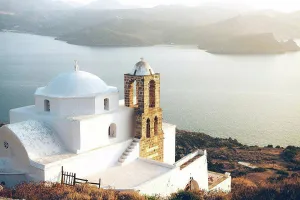 Cyclades Prints: Greece, Milos, Orthodox church of Plaka