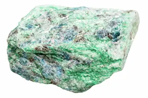 2016 Prints: green Fuchsite chrome mica mineral stone macro shooting of collection natural rock - green Fuchsite chrome mica mineral