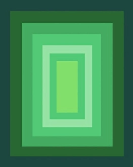 Illustration Prints: Green Matte 2002 Diana Ong (b. 1940/Chinese-American) Computer graphics