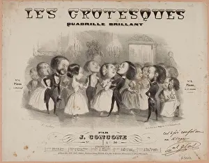 The grotesque (title page of a quadrille partition)