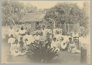Group portrait. Group photo of an unknown family or group