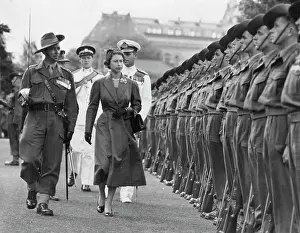 Prince Phillip Prints: A guard of honour turned out for the Royal progress through Adelaide