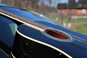 Ausflug Prints: guitar outdoor near car guitar outdoor near car