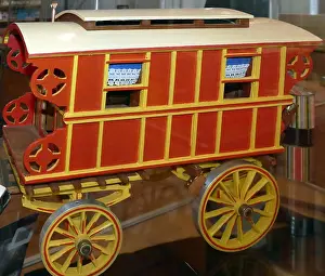 Caravan Prints: Gypsy Caravan in the form of a Dolls House toy 1975