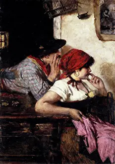 Husband Prints: The Gypsy Couple. Ernest-Joseph Laurent (1859-1929)