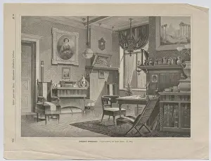 Graphics And Photo Collection Prints: Hackländers study, Friedrich Wilhelm Hackländers study from About Land and Sea