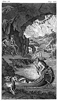 Guarding Prints: Hades, showing Charon the ferryman