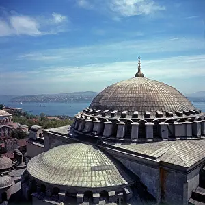 Byzantine Prints: Hagia Sophia exterior of Dome, Istanbul Turkey