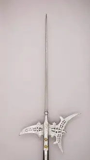 Brass Prints: Halberd ca. 1550 Italian. Halberd