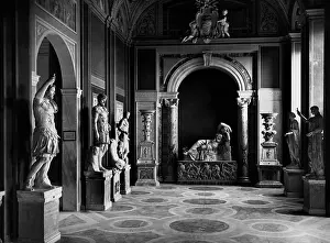 Museums Prints: Hall Of Statues. Vatican Museums 1959