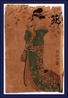 Blossoms Prints: Hana, Flower. Utagawa, Toyokuni