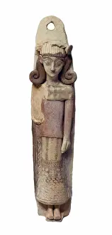 Hanging plate in the form of a goddess, Classical Antiquities