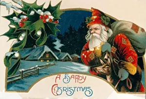 Deer Prints: Happy Christmas, Nostalgia Cards