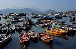 Orient Prints: Harbour, Cheung Chau Island, Hong Kong, China