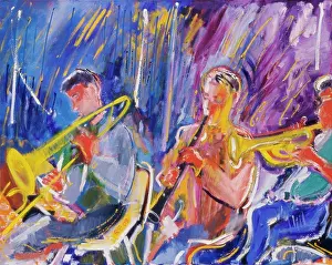 Instrument Prints: Harmony, 2003, Richard H. Fox (b.1960/American), Oil on Canvas