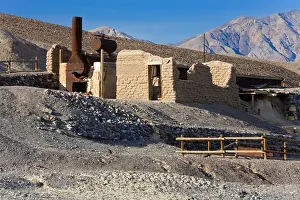 Arid Prints: Harmony Borax Works, Death Valley National Park, California, USA, North America