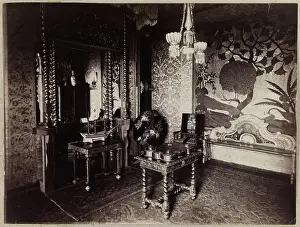 Interieur Prints: Hauteville House, the Blue Salon and the Table with four incredes