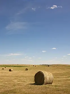 Rural Prints: Hay Bales, Pincher Creek, Alberta, Canada