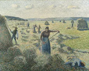 Hard Prints: The Hay Harvest, Eragny La Recolte des Foins