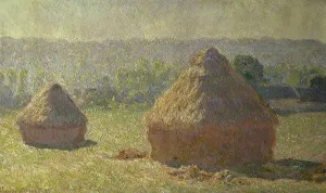 Claude Prints: The Haystacks (Les Meules) c. 1891 Claude Monet (1840-1926/French) Musee d'Orsay