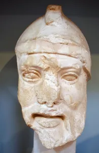 Mythology Prints: Head of Oinomaos (I) east pediment