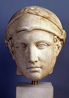 Florida Prints: Head of Theseus, Roman art, Circa 150-200