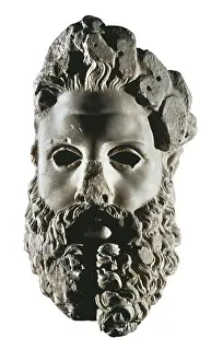 Figures Prints: Head of Zeus. 2nd c. BC. Hellenistic art
