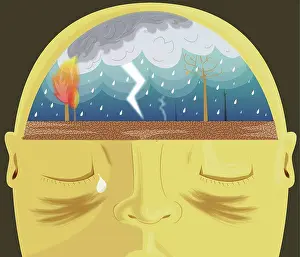 Heavy Prints: Headache, illustration