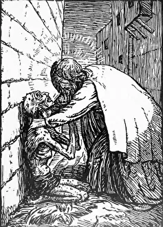 Bending Prints: Healing the Lepers by Karl Thylmann