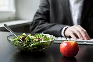 Place Of Work Prints: Healthy work lunch