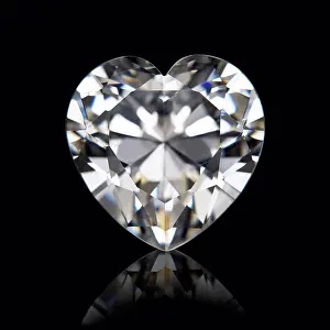 Geological Prints: Heart cut diamond