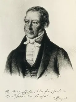 Upright Prints: Hegel, Georg Wilhelm Friedrich (1770-1831)
