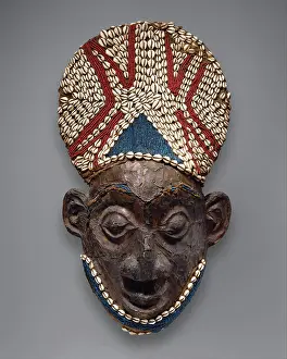 Levels Prints: Helmet Mask before 1880 Bamum kingdom In the socially