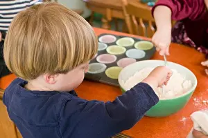 Bake Prints: Helping to Make Cup Cakes, MR-0601 MR-0618 PR-0617