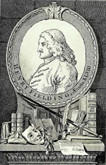 Writer Prints: Henry Fielding by William Hogarth