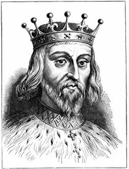 Engraved Image Prints: Henry II (1138-89) king of England from 1154