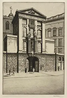 Gateway Prints: Henry VIII Gateway, c. 1930. Herbert Gordon Warlow (British)