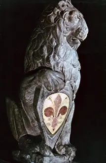 Florence Prints: Heraldic Lion, 1420. Artist: Donatello