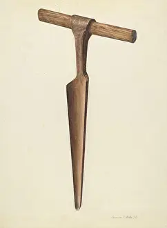 Herman Prints: Herman O Stroh, Auger, 1938 Auger
