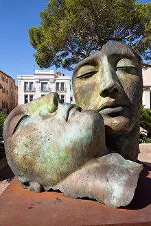 Monuments Prints: Hermanos sculpture by Igor Mitoraj, Saint Tropez, France