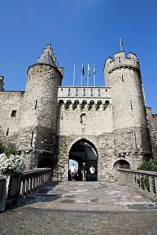 Flanders Prints: Het Steen, Antwerp, Flanders, Belgium, Europe