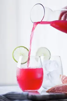 Beverage Prints: hibiscus ginger palomas. Cocktail, cousin to the margarita