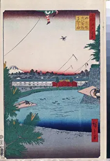 Far East Prints: Hibiya and Soto-Sakurada from Yamashita-cho (One Hundred Famous Views of Edo) by Hiroshige