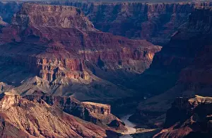 Arizona Prints: High angle view of a canyon, Grand Canyon National Park, Arizona, USA