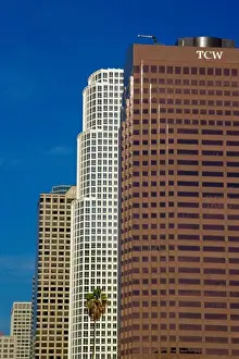 City Location Prints: High rise buildings in Los Angeles, California, USA
