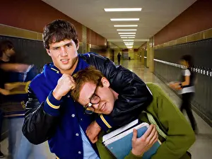 Hallway Prints: High School Jock and Nerd