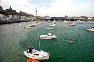 Peninsula Prints: High tide at The Harbor of Granville