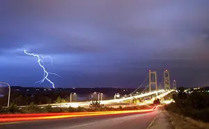 Dangerous Prints: Highway 16 travels across the Narrows Bridge in Washington State