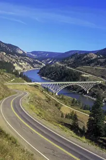British Columbia Prints: Highway 20, Sheep Creek Bridge