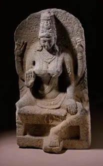 Hindu Prints: The Hindu Goddess Shri Lakshmi